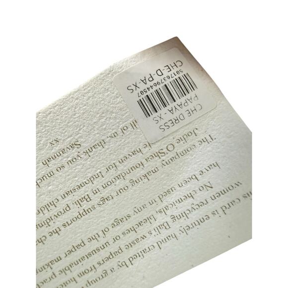 NWT Savannah Morrow Che Dress Papaya xs - Picture 4 of 12